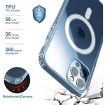 Husa de Protectie, Flippy, pentru Apple iPhone 12/12 Pro, Compatibila MagSafe, din Silicon , Transparent