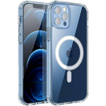 Husa de Protectie, Flippy, pentru Apple iPhone 12/12 Pro, Compatibila MagSafe, din Silicon , Transparent