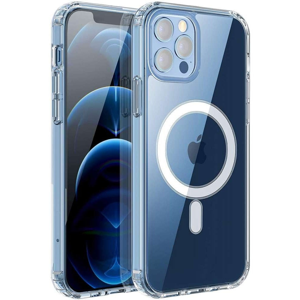Husa de Protectie, Flippy, pentru Apple iPhone 12/12 Pro, Compatibila MagSafe, din Silicon , Transparent