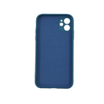 Husa protectie Flippy compatibila cu Apple iPhone 12 Liquid Silicone Case Albastru