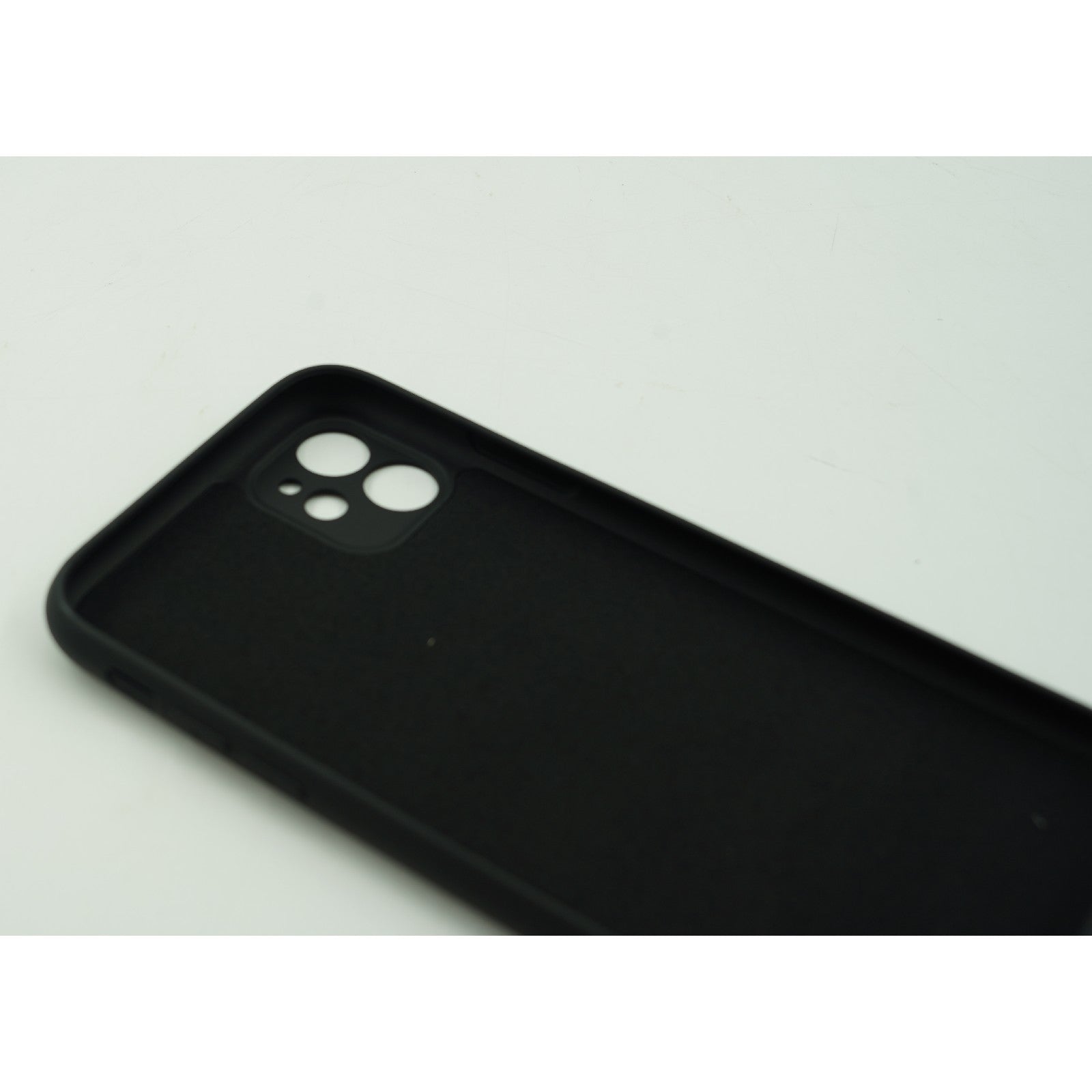 Husa protectie Flippy compatibila cu Apple iPhone 12 Liquid Silicone Case Negru