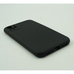 Husa protectie Flippy compatibila cu Apple iPhone 12 Liquid Silicone Case Negru