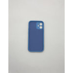 Husa protectie Flippy compatibila cu Apple iPhone 12 Liquid Silicone Ring cu suport rotativ Albastru
