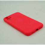 Husa protectie Flippy compatibila cu Apple iPhone 12 Mini Liquid Silicone Case Fuchsia