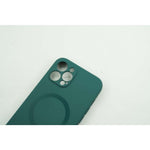 Husa protectie Flippy compatibila cu Apple iPhone 12 Mini Mag Safe Silicone Verde