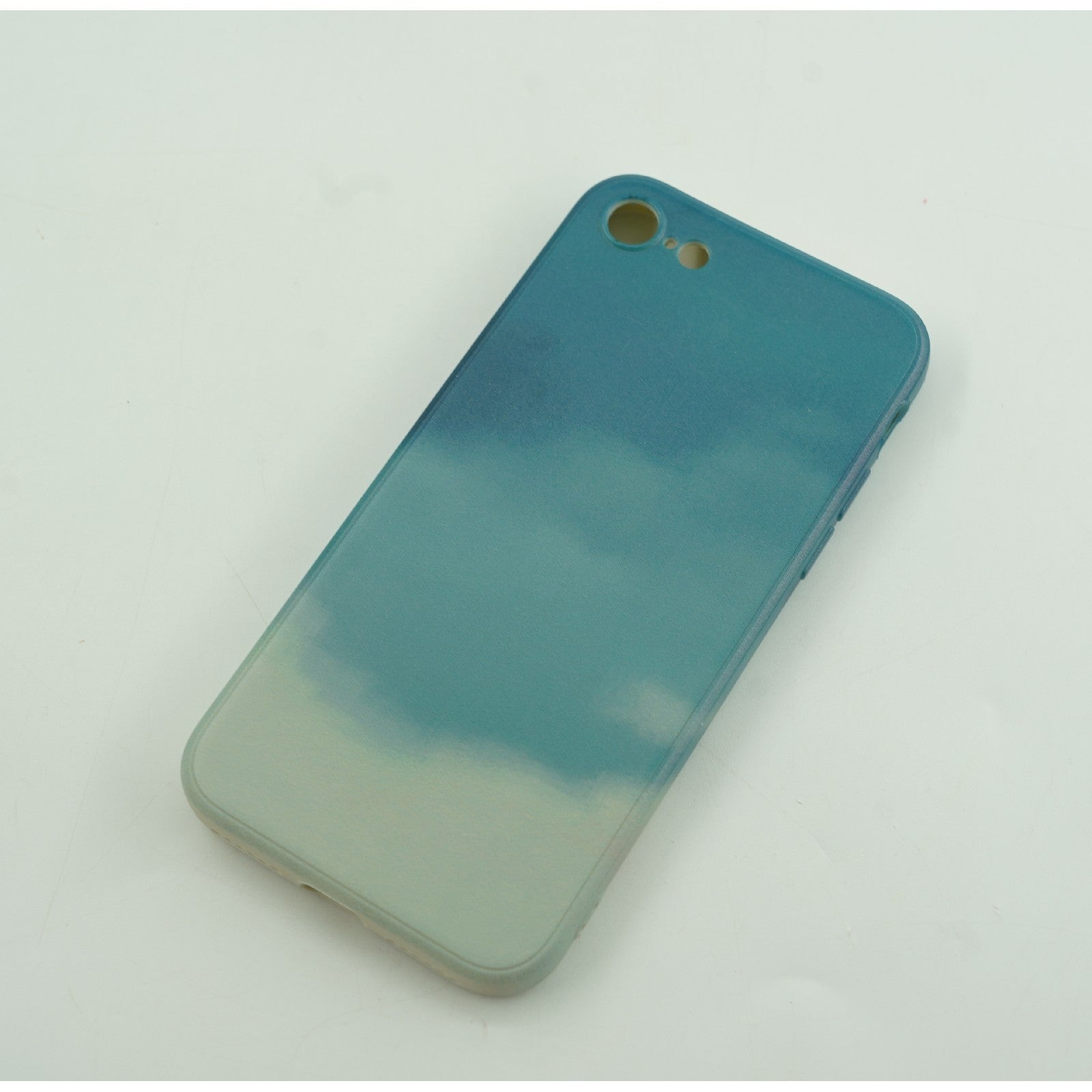 Husa protectie Flippy compatibila cu Apple iPhone 12 Pro Max Tpu Ombre, Verde/Alb