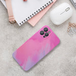Husa protectie Flippy compatibila cu Apple iPhone 12 Pro Tpu Ombre, Roz/Mov
