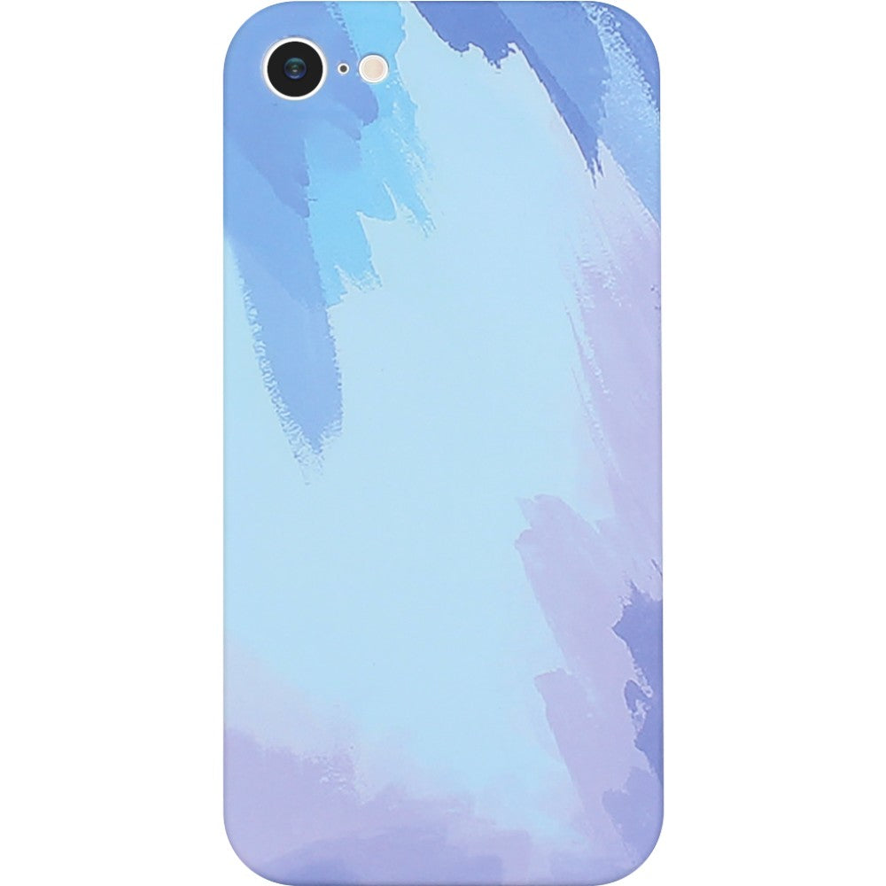 Husa protectie Flippy compatibila cu Apple iPhone 12 Tpu Ombre, Albastru/Mov