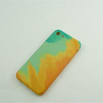 Husa protectie Flippy compatibila cu Apple iPhone 12 Tpu Ombre, Galben/Roz