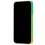 Husa protectie Flippy compatibila cu Apple iPhone 12 Tpu Ombre, Galben/Roz