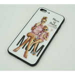 Husa protectie Flippy compatibila cu Apple iPhone 13 Glass print Mama of Drama Multicolor