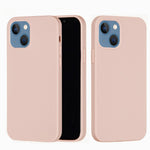 Husa protectie Flippy compatibila cu Apple iPhone 13 Pro Liquid Silicone Roz