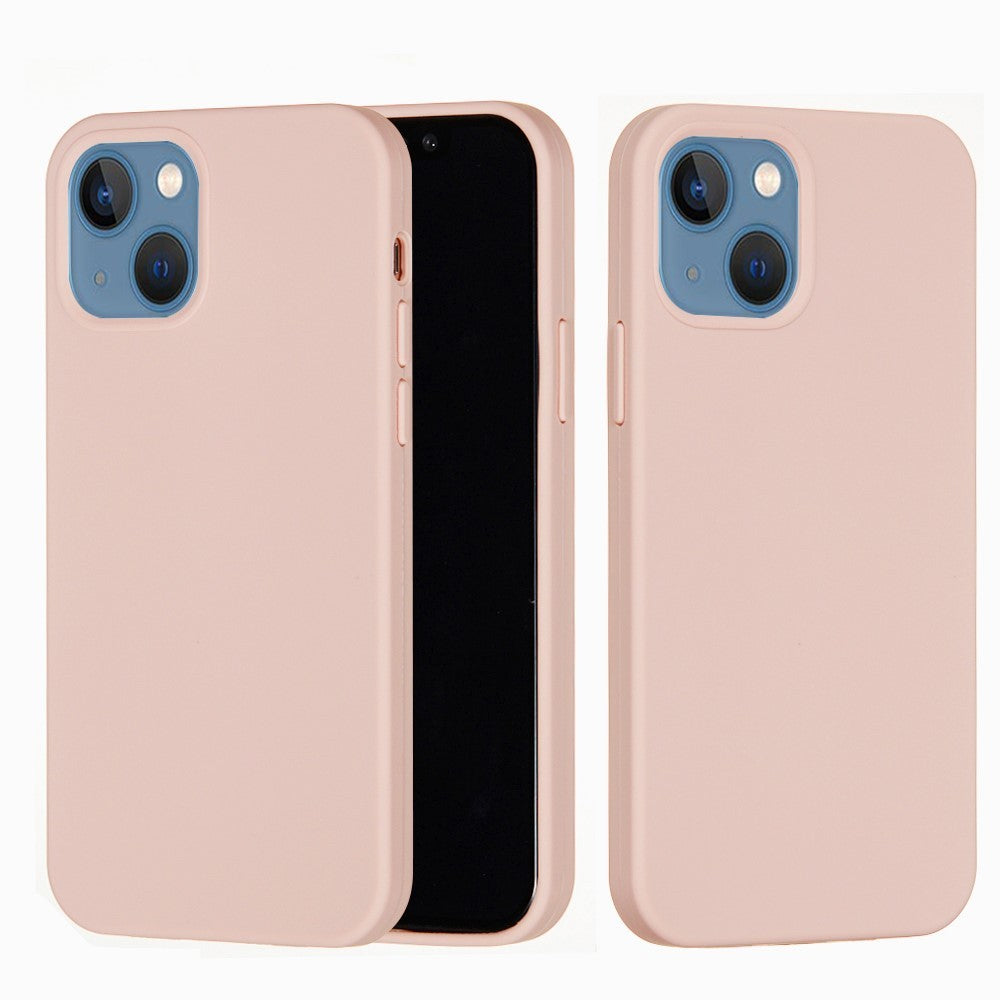 Husa protectie Flippy compatibila cu Apple iPhone 13 Pro Liquid Silicone Roz