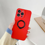Husa protectie Flippy compatibila cu Apple iPhone 13 Pro Mag Safe Silicone Rosu