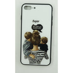 Husa protectie Flippy compatibila cu Apple iPhone 13 Pro Max Glass print Super Mom Multicolor