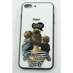 Husa protectie Flippy compatibila cu Apple iPhone 13 Pro Max Glass print Super Mom Multicolor