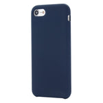 Husa protectie Flippy compatibila cu Apple iPhone 7/8/SE 2020 Liquid Silicone Case Albastru Inchis