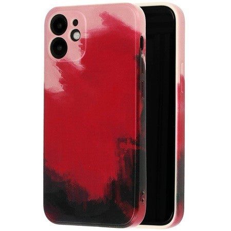 Husa protectie Flippy compatibila cu Apple iPhone XR Tpu Ombre, Roz/Mov/Negru