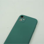 Husa protectie Flippy compatibila cu Apple iPhone 11 Liquid Silicone Verde