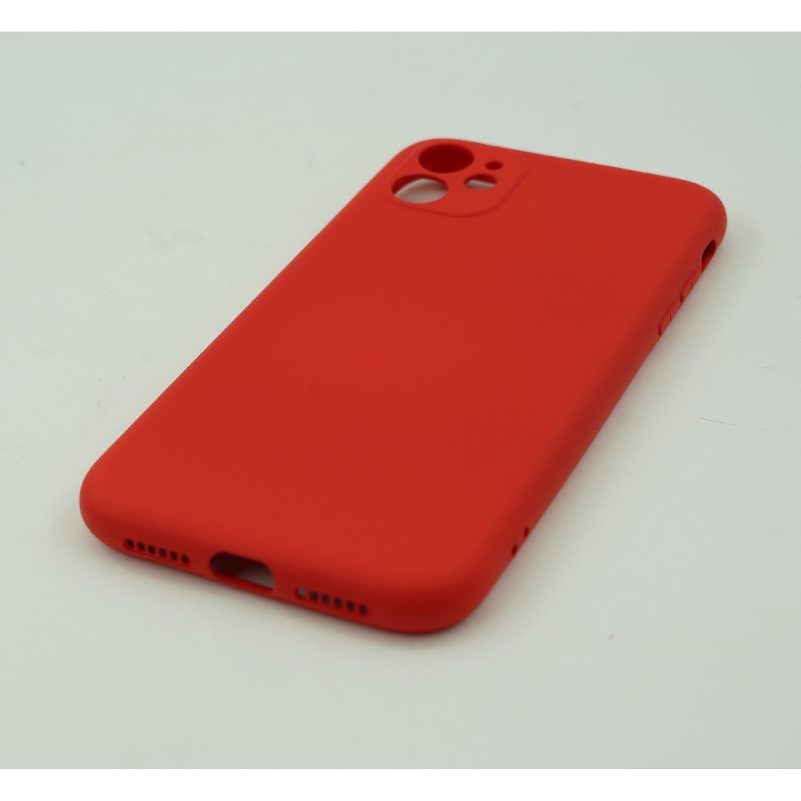 Husa protectie,Flippy, compatibila cu Apple iPhone 12 Liquid Silicone Case Rosu