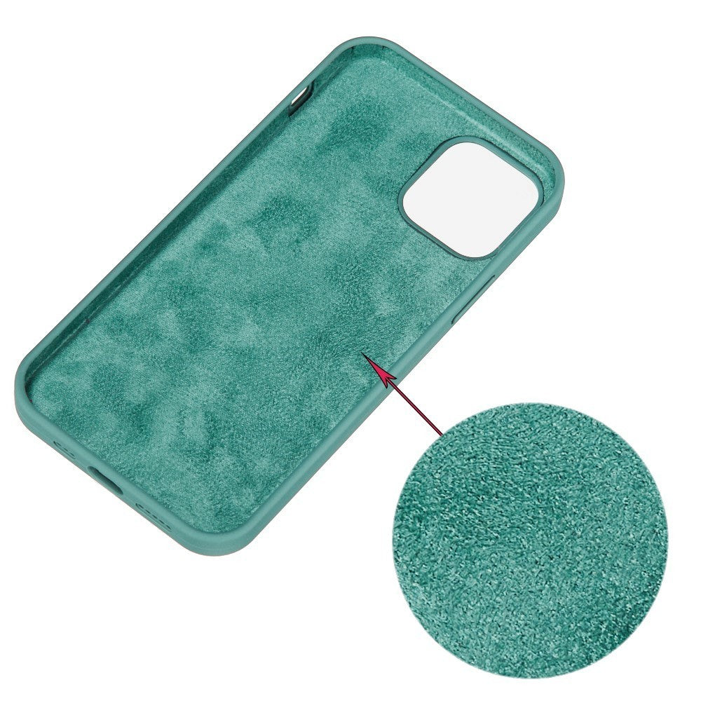 Husa protectie Flippy compatibila cu Huawei P Smart 2020 Liquid Silicone Case Verde