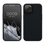 Husa protectie Flippy compatibila cu Huawei P40 Lite 5G Liquid Silicone Case Negru