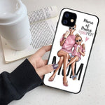 Husa protectie Flippy compatibila cu Samsung A03s Glass print Mama of Drama Multicolor