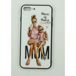 Husa protectie Flippy compatibila cu Samsung A03s Glass print Mama of Drama Multicolor