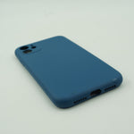 Husa protectie Flippy compatibila cu Samsung A12 Liquid Silicone Case Albastru inchis