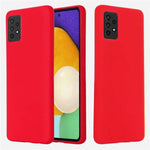 Husa de Protectie, Flippy, pentru Samsung Galaxy A52, din Silicon Lichid, Rosu