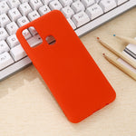 Husa protectie Flippy compatibila cu Samsung Galaxy A21S Liquid Silicone Case Rosu