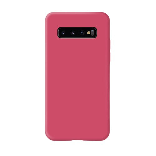Husa protectie Flippy compatibila cu Samsung Galaxy S10 E Liquid Silicone Case Fuchsia
