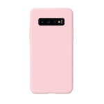 Husa protectie Flippy compatibila cu Samsung Galaxy S10 E Liquid Silicone Case Roz