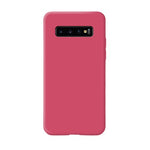 Husa protectie Flippy compatibila cu Samsung Galaxy S10 Liquid Silicone Case Fuchsia