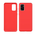 Husa protectie Flippy compatibila cu Samsung Galaxy S21 Ultra Liquid Silicone Case Rosu