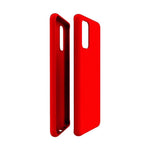 Husa protectie Flippy compatibila cu Samsung Galaxy S21 Ultra Liquid Silicone Case Rosu