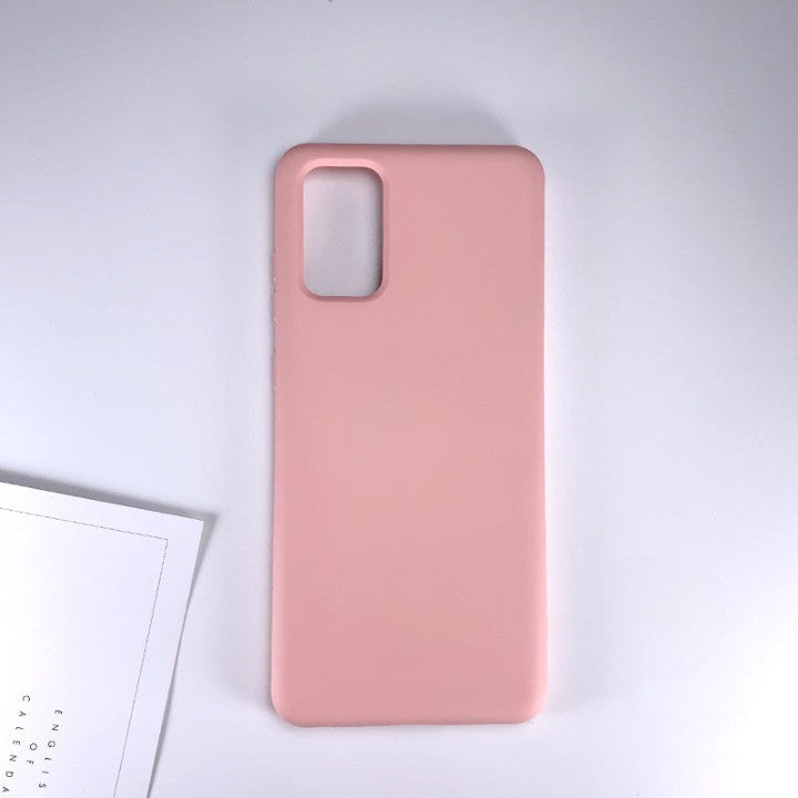 Husa protectie Flippy compatibila cu Samsung Galaxy S21 Ultra Liquid Silicone Case Roz