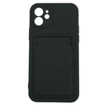 Husa protectie Flippy cu suport card compatibila cu Apple iPhone 11 Pro Max Negru