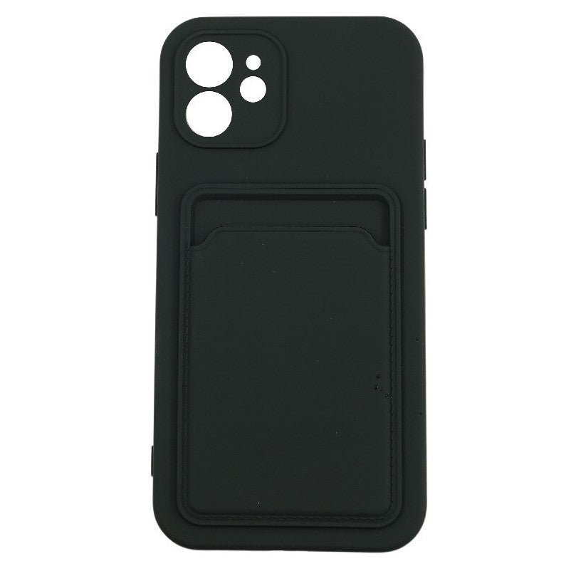 Husa protectie Flippy cu suport card compatibila cu Apple iPhone 11 Pro Max Negru