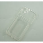 Husa protectie Flippy cu suport card compatibila cu Apple iPhone 11 Pro Max Transparent