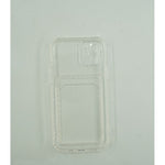 Husa protectie Flippy cu suport card compatibila cu Apple iPhone 11 Pro Transparent