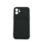Husa protectie Flippy cu suport card compatibila cu Apple iPhone 7G/8G Negru