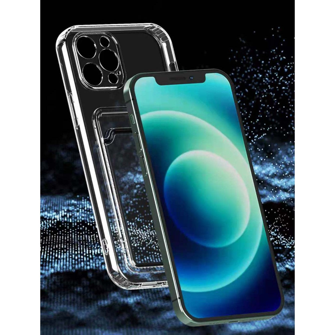 Husa protectie Flippy cu suport card compatibila cu Samsung Galaxy S20 Transparent