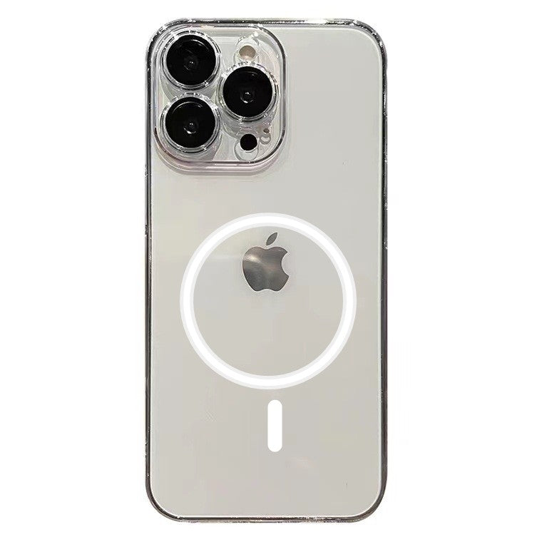 Husa protectie Flippy pentru Apple iPhone 12, MagSafe Silicone, Protectie si folie camera inclusa, protectie camera,