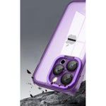 Husa protectie Flippy pentru Samsung A13 5G Electroplated cu suport pentru camera, 1.5 mm grosime, protectie camera, Mov