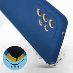 Husa protectie Flippy pentru Samsung A53 5G Liquid Silicone Albastru Inchis