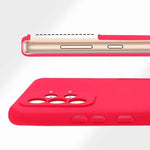 Husa protectie Flippy pentru Samsung A53 5G Liquid Silicone Roz Fuchsia/Roz
