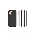 Husa protectie Flippy pentru Samsung S21 FE Liquid Silicone Negru