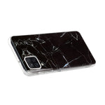 Husa protectie pentru Apple iPhone 7/8/SE 2020 Soft IMD TPU Marble Negru cu Suport inclus