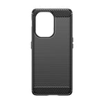 Husa Protectie pentru OnePlus Nord 3, Flippy, din Silicon TPU Moale, Textura Periat, Anti Cadere, cu Element Carbon,